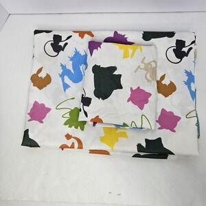 Pokemon Twin Flat Sheet With Pillow Case (No Fitted)
